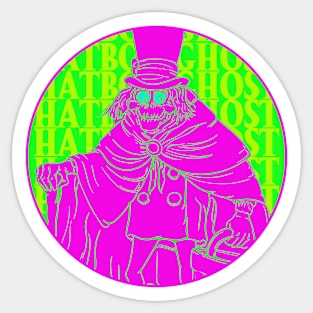 Hatbox Neon Sticker